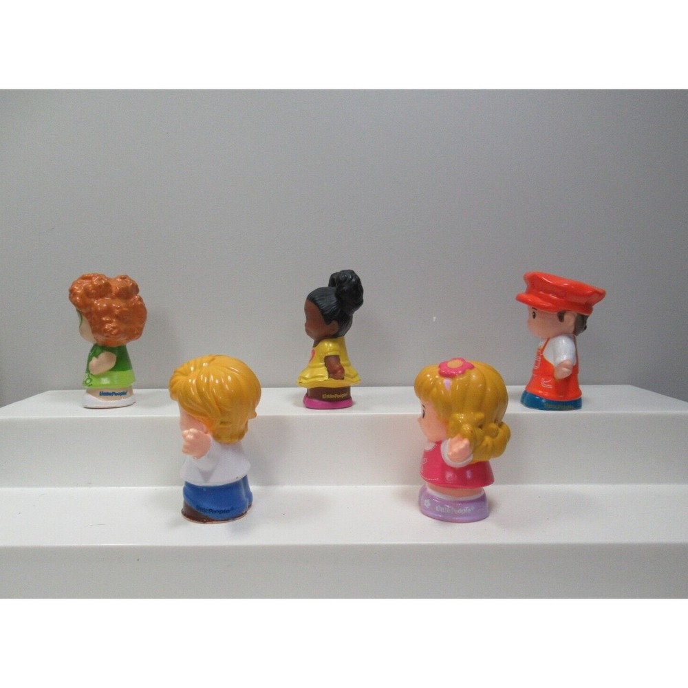 Fisher Price Little People Figures lot Sofie Tessa Eddie Zoo Train Conductor - Picture 3 of 7
